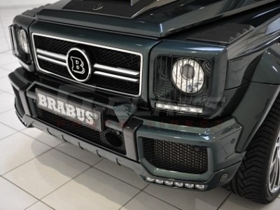 BRABUS Front Spoiler Lip incl. DRL Bright with Turn Signal Function for AMG G65/G63 W463